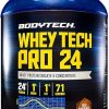 BodyTech Whey Tech Pro24 Protein Powder – Rich Chocolate Flavor for Muscle Growth and Recovery- Providing 24g of Protein Per Serving for Optimal Fitness and Performance (5 lbs / 71 Servings)