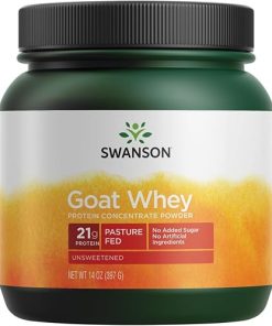 Swanson Goat Whey Protein Concentrate 14 Ounce (397 g) Pwdr