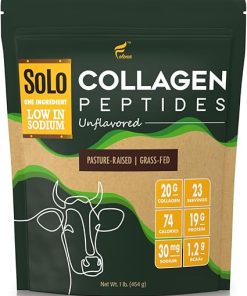 Unflavored Hydrolyzed Collagen Powder – Type I & III Grass fed Collagen peptides for Women and Men – Skin- Joints