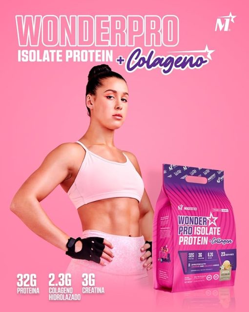 WonderPro Whey Isolate Protein Powder – Collagen & Creatine – 32g Protein- Low Fat - Image 2