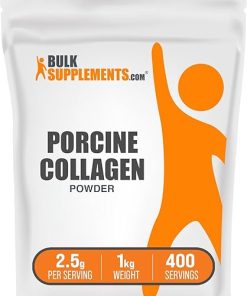 BulkSupplements.com Porcine Collagen Powder – Hydrolyzed Collagen Powder- Collagen Supplement