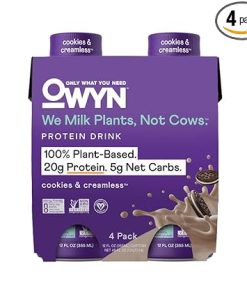 OWYN 100% Vegan Plant-Based Protein Shake- Cookies & Creamless