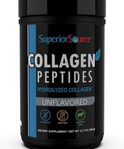 Superior Source Collagen Peptides Hydrolyzed Collagen – from Grass-Fed Cows – Supports Healthy Hair- Skin