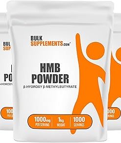 BulkSupplements.com HMB Powder – as Calcium HMB- Beta-Hydroxy Beta-Methylbutyrate – HMB Powder Supplements