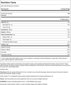 Swanson Real Food Chocolate Ice Cream Whey Protein Powder with Amino Acids Sports Nutrition Muscle Workout Support 2