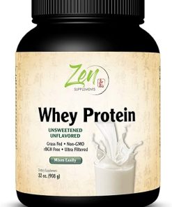 Zen Supplements – Organic Grass Fed Whey Protein 19g Per Serving Keto Friendly