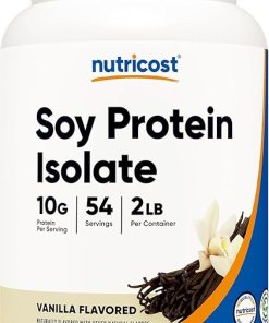Nutricost Soy Protein Powder- 2 LB Vanilla
