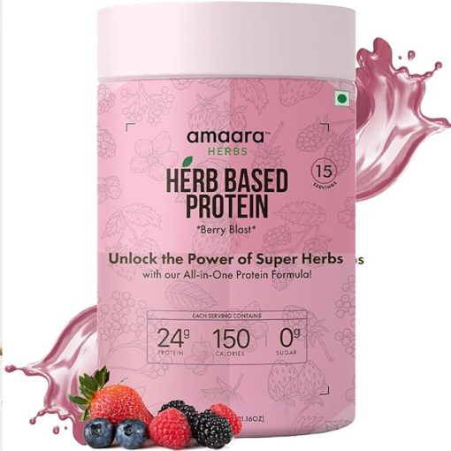 QURA Plant Protein Powder- Pea Protein Powder with Goodness of Herbs