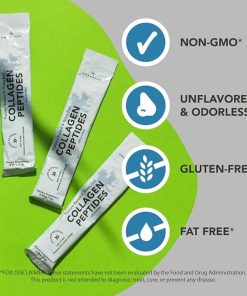 AMANDEAN Collagen Peptides Powder Packets | 30 Individual Stick Packs | Grass-Fed Hydrolyzed Collagen Protein | Unflavored- Easy to Mix | Travel Friendly | Promotes Healthy Gut 2