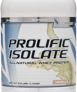 STI G6 Sports Prolific Isolate Whey Protein – Vanilla 2.5 lb(s).