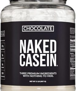 NAKED Casein – 2Lb Micellar Chocolate Casein Protein – Bulk- GMO-Free