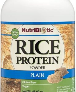 NutriBiotic Plain Rice Protein- 3 Lb (1.36kg) | Low Carb