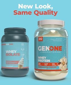 GenOne Whey Protein Powder Isolate- 25g Protein and 6.5g BCAAs per Serving 2