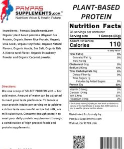 Vegan Protein Powder- Strawberry Flavor 2