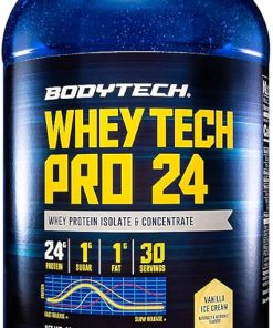 BodyTech Whey Tech Pro24 Powder Vanilla Ice Cream (2 lbs/30 Servings) 2