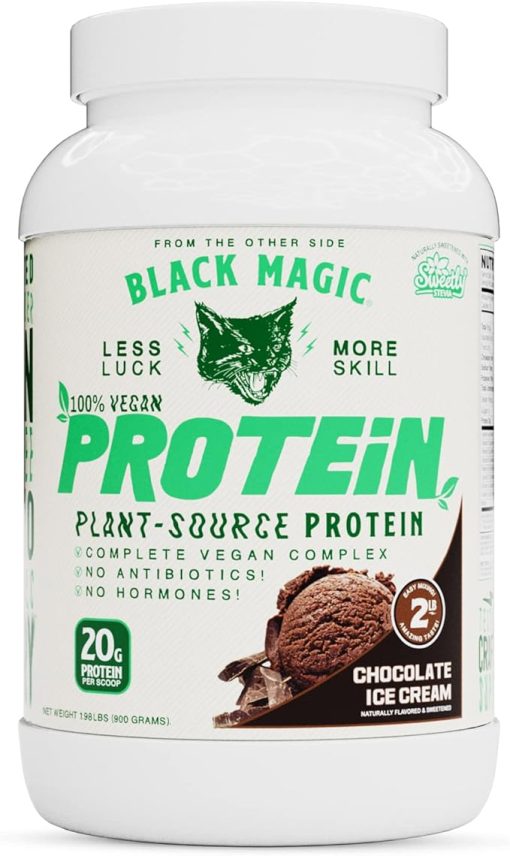 Black Magic Plant-Source 100% Vegan Protein - Keto- Low Sugar