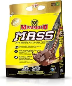 Mammoth Mass: Weight Gainer- High Calorie Protein Powder Workout Smoothie Shake