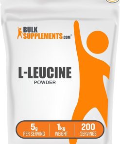 BulkSupplements.com L-Leucine Powder – Leucine Supplements- BCAA Supplements – Amino Acid Powder