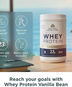 Ancient Nutrition Grass Fed Whey Protein- Vanilla Bean 2