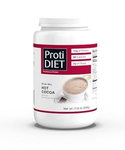 ProtiDIET High Protein Hot Cocoa Mix – Low Fat Hot Cocoa Drink with Collagen