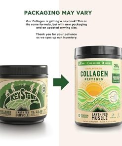 Earth Fed Muscle Unflavored Collagen Peptides Powder – 20g Protein Per Serving – Supports Hair- Skin 2