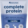 NativePath Complete Beef Protein Powder Isolate – Grass-Fed- Pasture-Raised