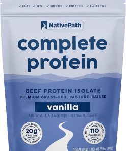NativePath Complete Beef Protein Powder Isolate – Grass-Fed- Pasture-Raised