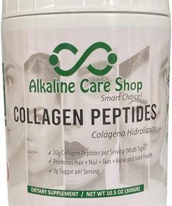 Alkaline Care |Hydrolyzed Collagen Peptides for Women & Men |Multi-Type Unflavored Collagen Powder Protein for Hair- Bones