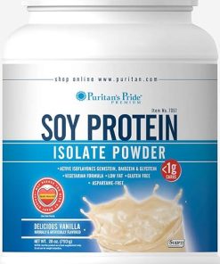 Puritan’s Pride Soy Protein Isolate Powder Vanilla-28 oz Powder