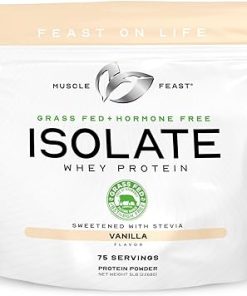 Muscle Feast Isolate + Creatine Candy Bundle: 1 Whey Protein Isolate (Vanilla- 5lb) + 1 Creatine Candy (Lemon Lime 2