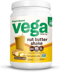Vega Nut Butter Shake- Peanut Butter & Banana – Vegan Protein Powder
