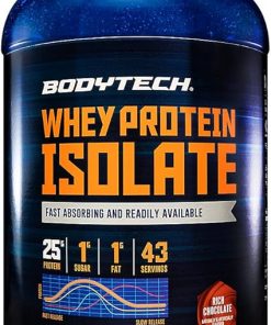 BodyTech Whey Protein Isolate Powder – Rich Chocolate Flavor 2