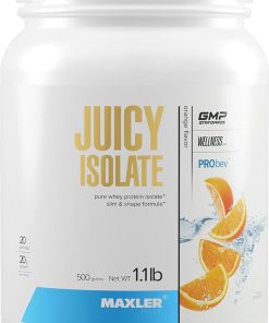 Maxler Juicy Isolate Protein Powder – Clear Whey Isolate – Low Lactose- Fat Free