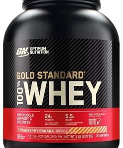 Optimum Nutrition Gold Standard 100% Whey Protein Powder- Strawberry Banana