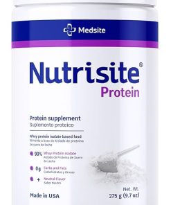 Nutrisite Nutrition Whey Isolate Protein Powder for Special Medical Purposes – Wound Healing Support- Bariatric and Surgery Recovery – Carb