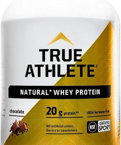 True Athlete Natural Whey Protein – Chocolate- 20g of Protein per Serving – Probiotics for Digestive Health 2