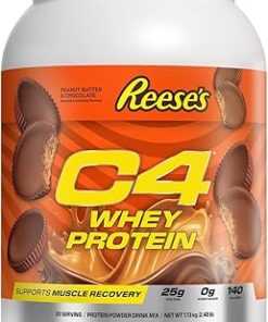 Cellucor C4 Whey Protein Powder- Reese’s Peanut Butter & Chocolate – 25g Protein