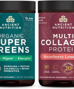 Ancient Nutrition Organic Supergreens Powder- Greens Flavor