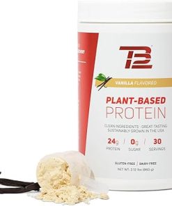 TB12 Plant Based Protein Powder by Tom Brady- 24g of Vegan Pea Protein