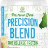 Precision Blend Strawberry Banana | Time Released Whey Protein Blend | Muscle Building | Recovery | Meal Replacement (4lb- Strawberry Banana)