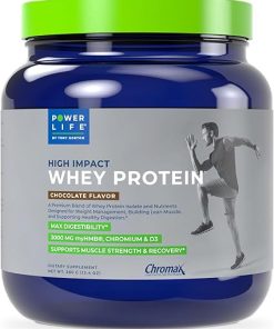POWERLIFE Tony Horton High Impact Grass Fed Whey Protein with 3000 MG of HMB- No Sugar Added