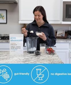 drink wholesome Vanilla Collagen Protein Powder | for Sensitive Stomachs | Gut Friendly | Dairy Free & Lactose Free | No Artificial Sweeteners | AIP- Carnivore & Paleo | Safe for Kids & Seniors 2