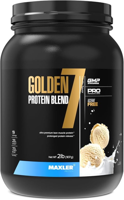 Maxler Golden 7 Protein Blend - Protein Powder for Muscle Gain & Recovery