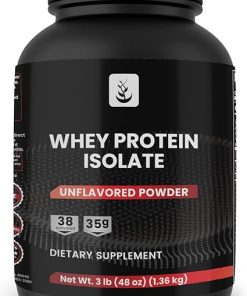 PURE ORIGINAL INGREDIENTS Whey Protein Isolate- 3 lb