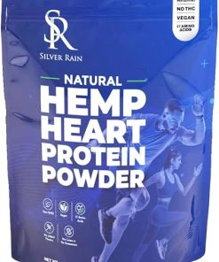 Silver Rain Plant-Based 100% All-Natural Hemp Heart Protein Powder- Keto & Vegan Diet