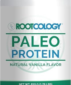 Rootcology by Dr. Izabella Wentz | Paleo Protein | Hydrolyzed Beef Protein Powder 21g Protein per Serving with MCT & Stevia | Dairy-Free and Soy