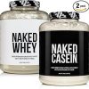 Naked Grass Fed Protein Bundle: 5LB Unflavored Naked Whey and 5LB Unflavored Naked Casein