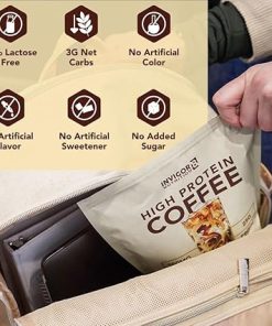 High Protein Columbian Coffee Powder |25 Grams Whey Isolate|100mg Natural Green Tea Caffeine |0 Added Sugar Keto Gluten Free 99.9% Lactose Free|Hot or Iced |15 Serving (15 Servings- French Vanilla) 2