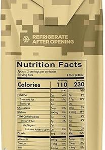 REDCON1 MRE Ready to Drink Protein Shakes- Vanilla Milkshake – Protein Drinks with Whole Food Sources – Sugar Free RTD Shake Formulated to Fuel Athletes at Any Time (12 Pack) 2