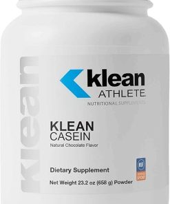 Klean ATHLETE | Klean Casein Protein | Designed to Help with Recovery and Reduce Muscle Breakdown.* | NSF Certified for Sport | 23.2 Ounces | Natural Chocolate Flavor